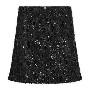 NWT SOYA CONCEPT Angel Black Sequin Mini Skirt